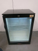Polar Single Door Glass Display Fridge, Model GL011-03. Size H85 x W60 x D50cm.