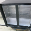 Empire Double Door Glass Back Bar Cooler, Model CL-210H, S/N2021050364. Size H90 x W90 x D50cm. - 4
