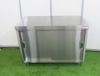 Vogue Stainless Steel 2 Sliding Door Cupboard. Size H90 x W120 x D60cm. - 6