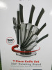Boxed Tower 7 Piece Knife Set in Black on 360 Rotating Stand. - 3
