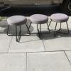 Lot of Caf&eacute; Furniture to Include: Set of 3 Coffee Tables, Set of 3 Low Stalls & 1 x Wicker Coffee Table. - 4