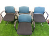 4 x Edge Design Canter Leaver Office Chairs on Chrome Base. Model KDMC52C-OMEGA66113, DOM 13/02/2018. - 3