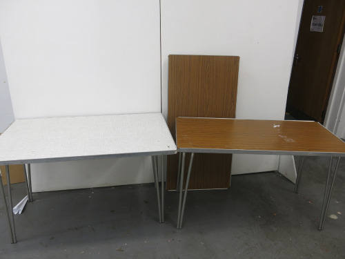 2 x Small Folding Tables.