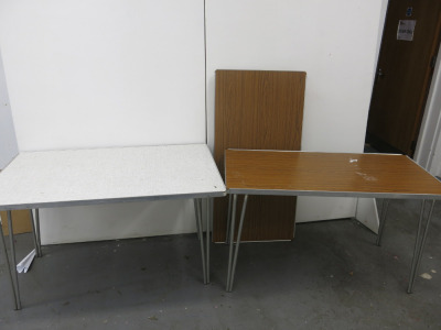 2 x Small Folding Tables.