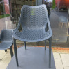 Set of Outside Stackable Furniture to Include: 4 x Ezpeleta One Tables, Size H70 x W70 x D70cm, 14 x Plastic Chairs in Grey & 10 x Grey Cushions. - 4