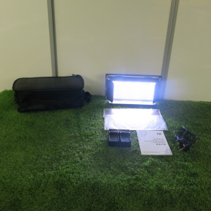LS Panel LED Light, Model LED508A. Comes with 2 x Sony NP-F750 Rechargeable Batteries,Ex Pro Dual Channel Charger & Carry Case.