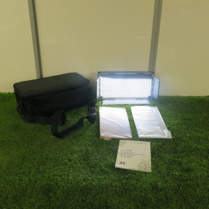 LS Panel LED Light, Model LED508A. Comes with 2 x Sony NP-F750 Rechargeable Batteries & Carry Case.