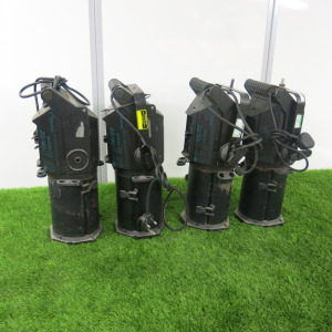 4 x Strand Quartet 22/40 650w Stage Lights.