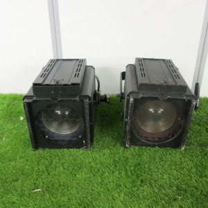 2 x Strand Lighting Cantata F 1200W Stage Lights.