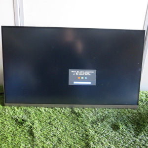 Samsung 28" Color Display Unit, Model U28R550UQR. Comes with Power Supply. NOTE: missing part wall bracket.