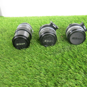 Set of 3 Nikon Nikkor Camera Lens to Include: 1 x 24mm 1:2.8, 1 x 50mm 1:1.8 & 1 x 135mm 1:3.5 Camera Lens. Comes with 2 x Metabones N/F BMPCC Speed Boosters.