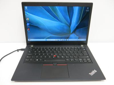 Lenovo 14" ThinkPad, Model T480s. Running Windows 11 Pro. Intel Core i5-8250U, CPU @ 1.60GHz, 8GB RAM, 237GB HDD. Comes with PSU.