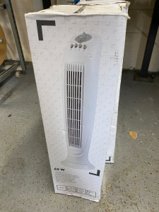 2 x 60Kw Tower Fans Boxed.