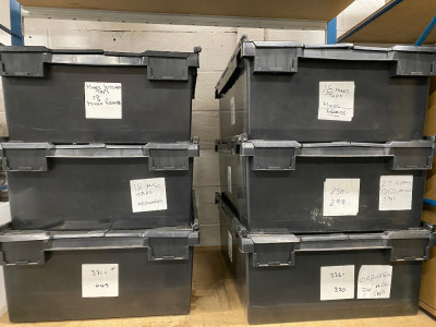 8 x Crates Containing Approximately 130 x Assorted New/Boxed Mixed Brand & Type of Taps.