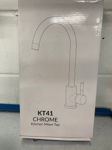 KT41 Chrome Mixer Tap, New/Boxed.