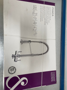 Cooke & Lewis Ithaca Twin Lever Kitchen Mixer Tap, New/Boxed.