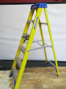Werner 5 Tred Fibreglass Step Ladder.
