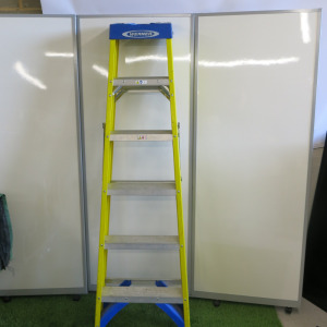 Werner 5 Tred Fibreglass Step Ladder.