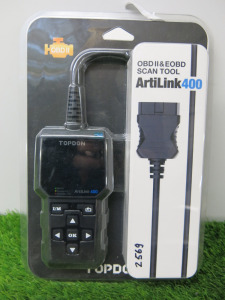 Packaged Topdon Artilink 400 OBDII & EOBD Scan Tool.