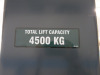 Rotary 2 Post 4.5 Ton Car Lift, Model SPOA40M-5, S/N THDR19E0009, YOM 2019, Grey. Height Modified. Buyer to Dismantle. - 3