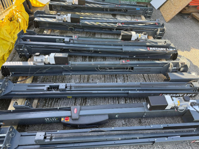 Rotary 2 Post 4.5 Ton Car Lift, Model SPOA40M-5, S/N THDR19E0007, YOM 2019, Grey. Unmodified. NOTE: Lift Dismantled & On The Floor for Collection SAMPLE IMAGE ONLY