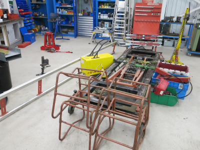 Car Bench Marlin Chassis Puller & Body Straightener, Model A090/1, S/N 206040076, YOM 2004.