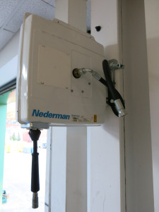 Nederman Retractable Hose Reel 883, YOM 2019. Requires Removal From Wall.