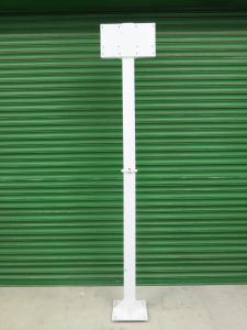 Nederman Retractable Hose Reel, Floor Mounted Stand. Size H250cm.