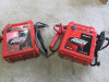 Pair of Snap On Portable Power 1700 Jump Starts 12V. Comes with Power Supplies.