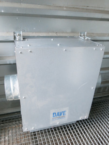 Nuaire Single Fan Extraction Unit, Model DE2H-ES, S/N4665390