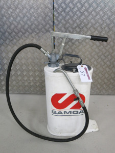 Samoa Lever Hand Operated Oil Bucket Pump.