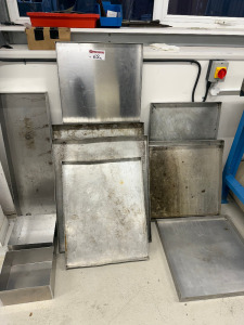 11 x Assorted Aluminium Drip Trays.