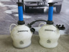 2 x Silverline 3.L Manual Pump.