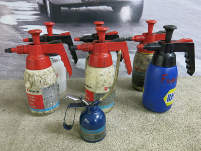 7 x Assorted Manual Pump Dispenser.