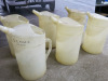 6 x 5L Workshop Plastic Fluid Container. - 2