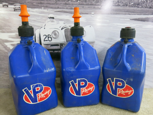 3 x 20L VP Racing Tuff Plastic Fluid Container.