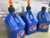3 x 20L VP Racing Tuff Plastic Fluid Container. - 2