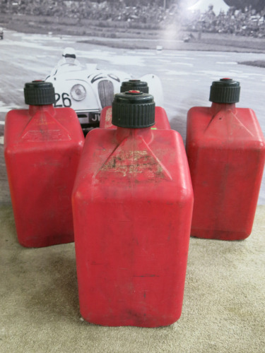 4 x 15L Tuff Jug Plastic Fluid Container, Model TJ1.