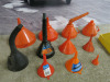 15 x Assorted Sized Funnels. - 2