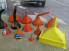 15 x Assorted Sized Funnels. - 3