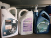 7 x Assorted Drums & Containers of Anti-Freeze & Coolant to Include: 2 x 20L Millers Oils Aline Red Concentrate (1 x Full & 1 x Part), 2 x 5L MPM Antifreeze G11 (1 x Full & 1 x Part), 5L Quantum Antifreeze Purple (Part), Halfords Oat Antifreeze & Coolant - 2