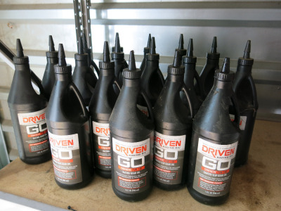 17 x Driven Racing Oil 946ml, Synthetic 75W-140 Limited Slip Gear Oil (12 x Full & 5 x Part).
