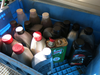 Crate of 22 x Part Assorted Oils 1L (As Viewed).