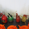 Crate Containing an Assortment of Drip Trays, Oil Cans, Degreaser, Grease, Funnels & Adhesive (As Viewed). - 5