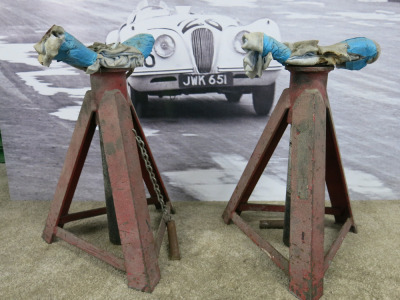 Pair of Sealey 7 Ton Axle Stands, Size H45cm.