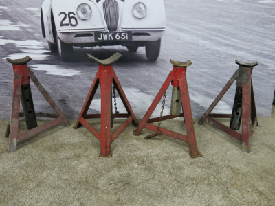 4 x Axle Stands, Size H30cm.