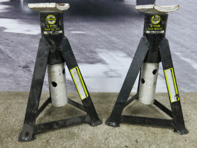 Pair of Omega 3 Ton Axle Stands, Size H30cm.
