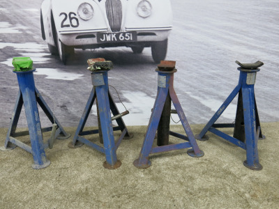 4 x Draper Expert 2 Ton Axle Stands, Size H30cm.