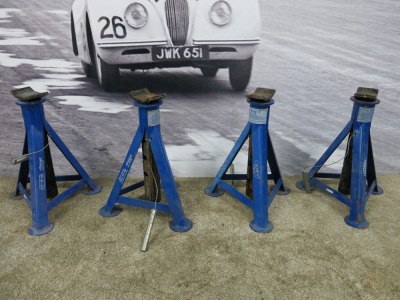 4 x Draper Expert 2 Ton Axle Stands, Size H30cm.