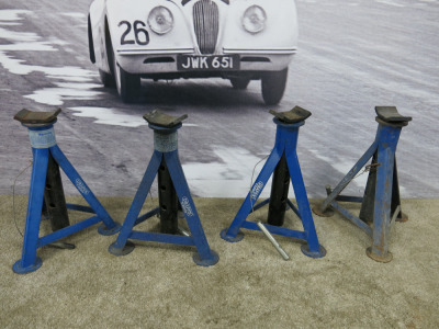 4 x Draper Expert 2 Ton Axle Stands, Size H30cm.